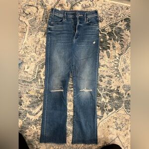 Mother hustler ankle denim, size 27